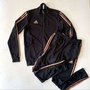 Adidas Gold Tracksuit (Small)